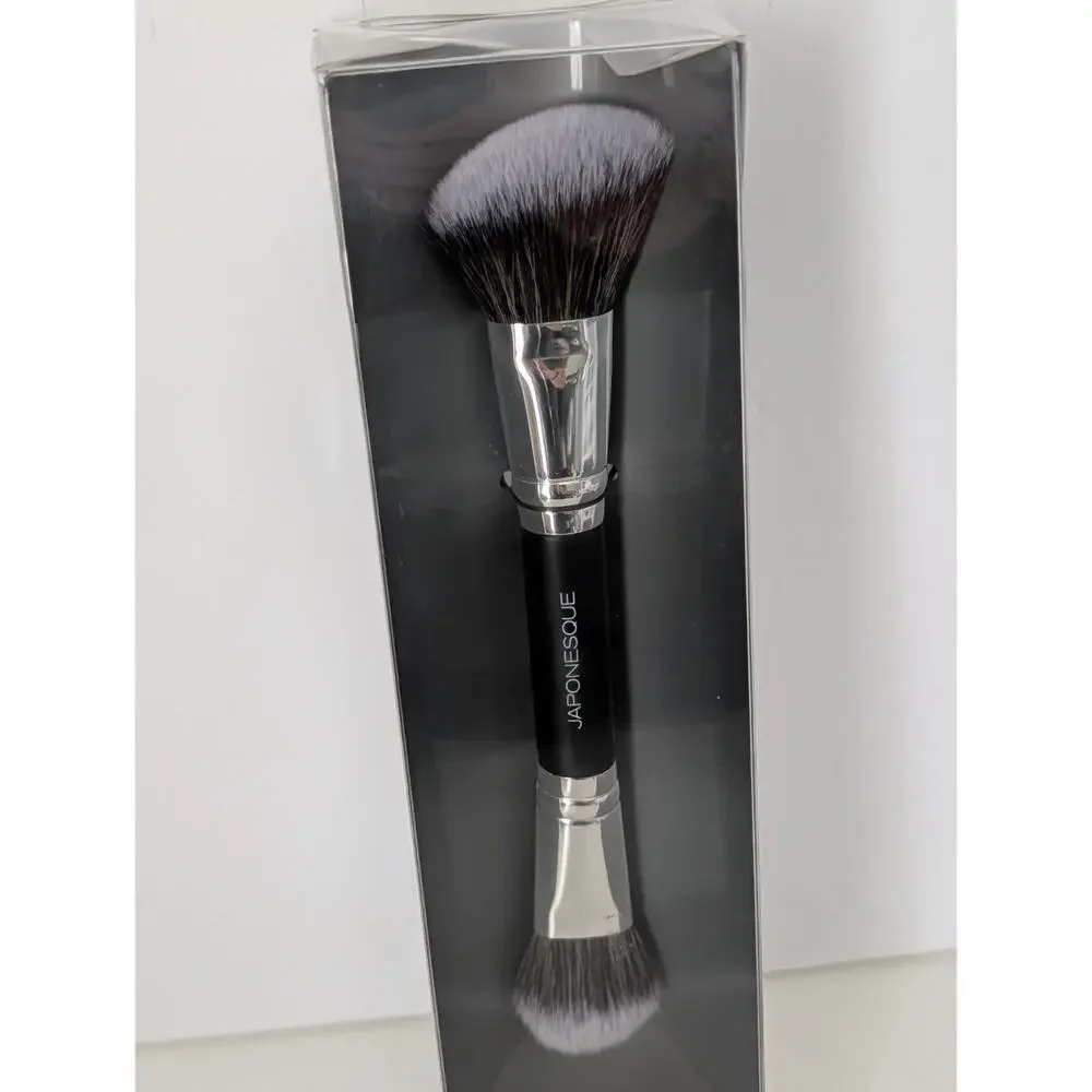 Japonesque Blush and Sculpt Makeup Brush Dual End Contour Highlight New